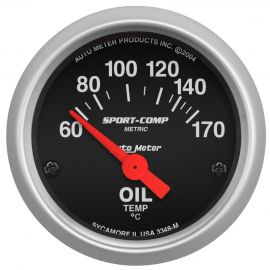 Autometer Sport-Comp 52mm 60-170 Degree Short Sweep Electronic Oil Temperature Gauge buy in USA