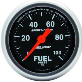 Autometer Sport-Comp 52mm 0-100 PSI Electronic Fuel Pressure Gauge buy in USA