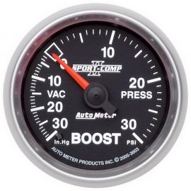 Autometer Sport-Comp II 52mm 30 PSI Mechanical Boost Vacumm Gauge buy in USA