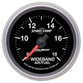 Autometer Sport-Comp II 52mm 8:1-18:1 AFR Wideband Air/Fuel Ratio Analog Gauge buy in USA