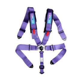 NRG SFI 16.1 5Pt 3 Inch Seat Belt Harness with Pads / Cam Lock - Purple buy in USA