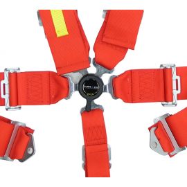 NRG SFI 16.1 5PT 3in. Seat Belt Harness / Cam Lock - Red buy in USA