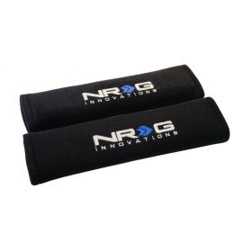 NRG Seat Belt Pads 2.7in. W x 11in. L (Black) Short - 2pc buy in USA