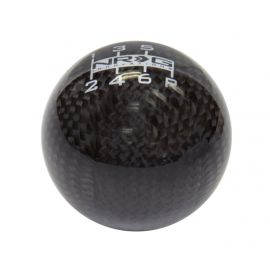 NRG Ball Style Shift Knob - Heavy Weight 480G / 1.1Lbs. - Black Carbon Fiber (6 Speed) buy in USA