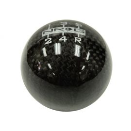 NRG Universal Ball Style Shift Knob - Heavy Weight 480G / 1.1Lbs. - Black Carbon Fiber (5 Speed) buy in USA