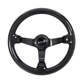 NRG Forged Carbon Fiber Steering Wheel (350mm / 3in. Deep) buy in USA