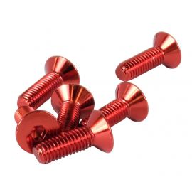 NRG Steering Wheel Screw Upgrade Kit (Conical) - Red buy in USA