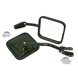 Omix Side Mirror Kit Black- 55-86 Jeep CJ Models buy in USA