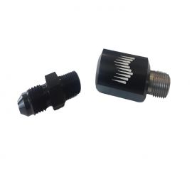 Snow Performance 1/8in. NPT Female to 4AN Male Low Profile Water Nozzle Holder 4AN Elbow buy in USA