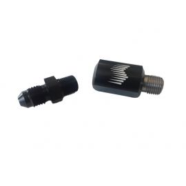 Snow Performance 1/8in NPT Female to 4AN Male Low Profile Straight Nozzle Holder buy in USA