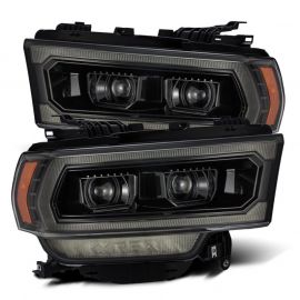 AlphaRex 19-21 Ram 2500 LUXX LED Proj Headlights Plank Style Alpha Blk w/Activ Light/Seq Signal/DRL buy in USA