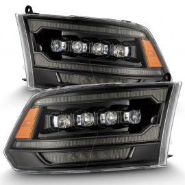 AlphaRex 09-18 Ram 2500 NOVA LED Proj Headlights Plank Style Alpha Blk w/Activ Light/Seq Signal/DRL buy in USA