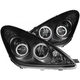 ANZO 2002-2003 Lexus Es300 Projector Headlights w/ Halo Black buy in USA