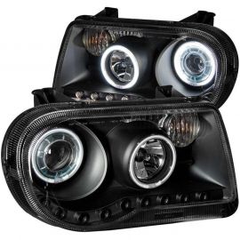 ANZO 2005-2010 Chrysler 300C Projector Headlights w/ Halo Black (CCFL) G2 buy in USA