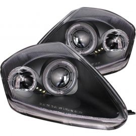 ANZO 2000-2005 Mitsubishi Eclipse Projector Headlights w/ Halo Black buy in USA