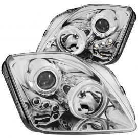 ANZO 1997-2001 Honda Prelude Projector Headlights w/ Halo Chrome w/ LED buy in USA