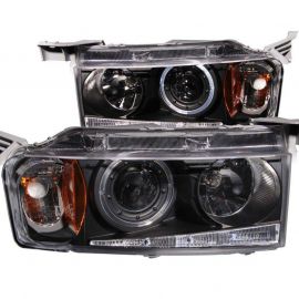 ANZO 2004-2007 Scion Xb Projector Headlights w/ Halo Black G2 buy in USA