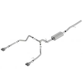 Borla 19 Chevrolet Silverado/GMC Sierra 1500 6.2L SS Touring Catback Exhaust - Carbon Fiber Tips buy in USA