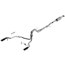 Borla F-150 2021 5.0L 4dr CC SB EC STB Lariat/KR/Platinm/LTD 3/2.25 SRE Cat-Back ATAK Black CHR Tips buy in USA