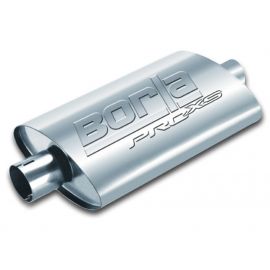 Borla Universal Pro-XS Muffler Oval 2.25in Inlet/Outlet Notched Muffler buy in USA