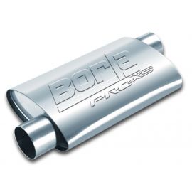 Borla Universal Pro-XS 3in Inlet//Outlet Offset/Offset 14x9 1/2 x 4 Muffler buy in USA