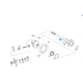 A9063503910 Mercedes-Benz Sprinter 906 Antriebswelle Radlager Achswelle Steckachse buy in USA