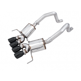 AWE Tuning 14-19 Chevy Corvette C7 Z06/ZR1 Touring Edition Axle-Back Exhaust w/Black Tips buy in USA