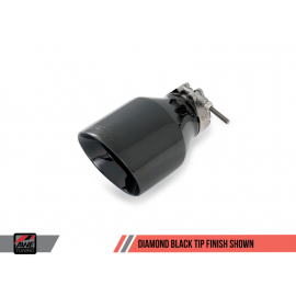 AWE Tuning Mk5 Jetta Mk6 Sportwagen 2.5L Track Edition Exhaust - Diamond Black Tips buy in USA