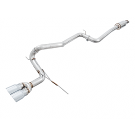 AWE Tuning Ford Focus ST Track Edition Cat-back Exhaust - Chrome Silver Tips buy in USA