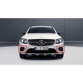 Original Mercedes-Benz GLC43 AMG Lufteinlassgitter chrom AMG Nachrüstsatz buy in USA