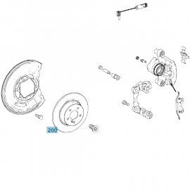 Original Mercedes-Benz Bremsscheiben Hinterachse E-Klasse 212 CLS 218 A000423101207 buy in USA