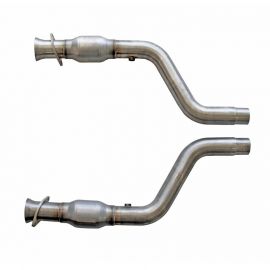 2005-2015 Dodge Challenger Charger Short Mid X Pipe w Catalytic Converters 2-3/4 For LT Headers buy in USA