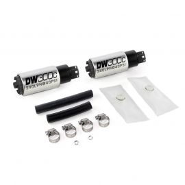 DeatschWerks 340lph DW300C Compact Fuel Pump w/ 99-04 Ford Lightning Set Up Kit (w/o Mounting Clips) buy in USA