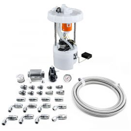 DeatschWerks 06-11 Honda Civic Si K20 DW400 Pump Module & Return Kit w/PTFE Fuel Lines buy in USA