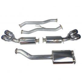 Injen 10-13 Hyundai Genesis Coupe 2.0L(t) 4cyl SS Exhaust w/ 76mm Y-Pipe Resonator/Molded SS Flanges buy in USA