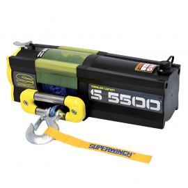 Superwinch 5500 LBS 12V DC 1/4in x 60ft Synthetic Rope S5500 Winch buy in USA