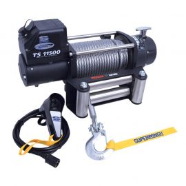 Superwinch 11500 LBS 12V DC 3/8in x 84ft Steel Rope Tiger Shark 11500 Winch buy in USA