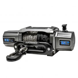 Superwinch 12000 LBS 12V DC 3/8in x 80ft Synthetic Rope SX 12000SR Winch - Graphite buy in USA