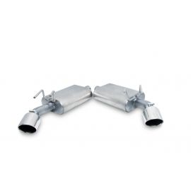 Gibson 10-15 Chevrolet Camaro LS 3.6L 2.25in Axle-Back Dual Exhaust - Aluminized buy in USA