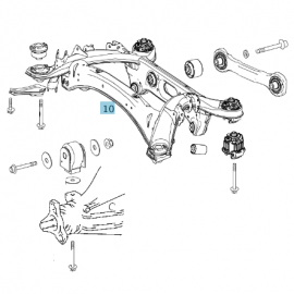 Original Mercedes-Benz Hinterachsträger A2073509702 buy in USA