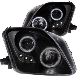 ANZO 1997-2001 Honda Prelude Projector Headlights w/ Halo Black w/ LED buy in USA