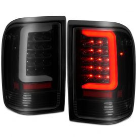 ANZO 1993-1997 Ford Ranger LED Tail Lights w/ Light Bar Black Housing Smoked Lens buy in USA