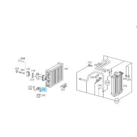 Original Mercedes-Benz TEMPERATURFUEHLER VERDAMPFER buy in USA