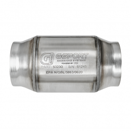 GESI G-Sport 400 CPSI GEN 2 EPA Compliant 3.0in Inlet/Outlet Catalytic Converter-4in x 4in-350-500HP buy in USA