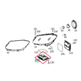 A2059004330 Mercedes-Benz Steuergerät Leuchtweitenregulierung links C-Klasse 205 buy in USA