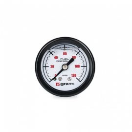 Grams Performance Universal 0-120 PSI Fuel Pressure Guage - White Face buy in USA