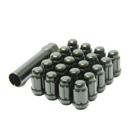 Wheel Mate Muteki Closed End Lug Nuts - Black Chrome 12x1.25 buy in USA