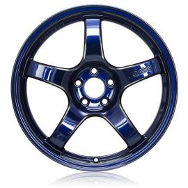 Gram Lights 57CR 18x10.5 +12 5x114.3 Eternal Blue Wheel buy in USA