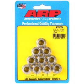 ARP M10 x 1.25 SS 12pt Nut Kit (10/pkg) buy in USA