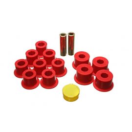 Energy Suspension 6/86-97 Nissan 720 & Hardbody Pickup 2WD Red Rear Leaf Spring Bushing Set buy in USA